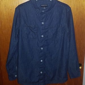 Denim button up